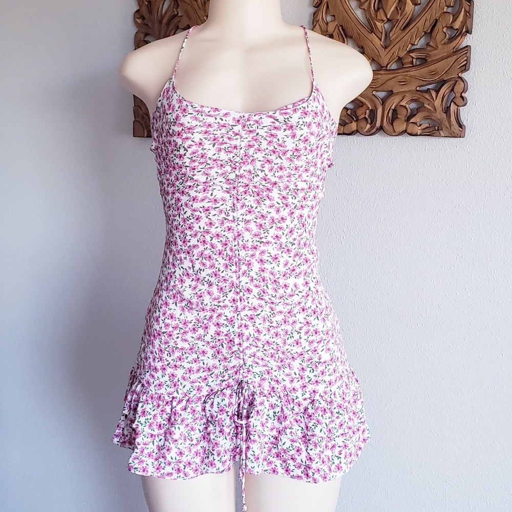 Skylar + Madison Pink Floral Mini Dress